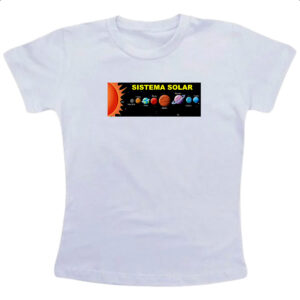 Camiseta Infanto Juvenil Sistema solar noite
