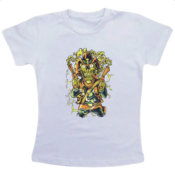 Camiseta Infanto Juvenil Skull faroeste