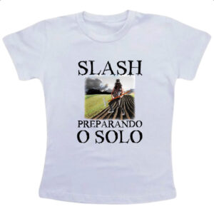 Camiseta Infanto Juvenil Slash preparando o solo