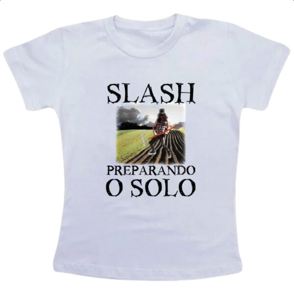 Camiseta Infanto Juvenil Slash preparando o solo