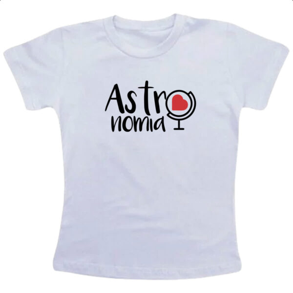 Camiseta Infanto Juvenil Astronomia