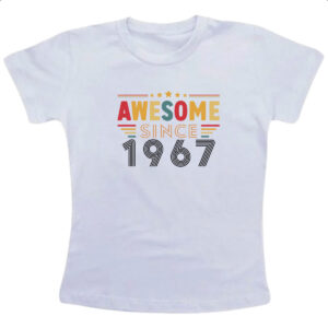 Camiseta Infanto Juvenil Awesome since 1967