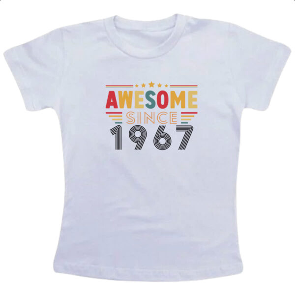 Camiseta Infanto Juvenil Awesome since 1967
