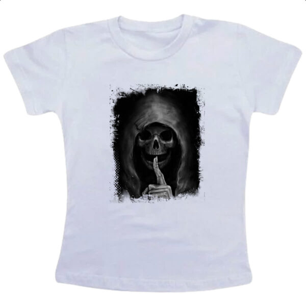 Camiseta Infanto Juvenil A morte pede silencio