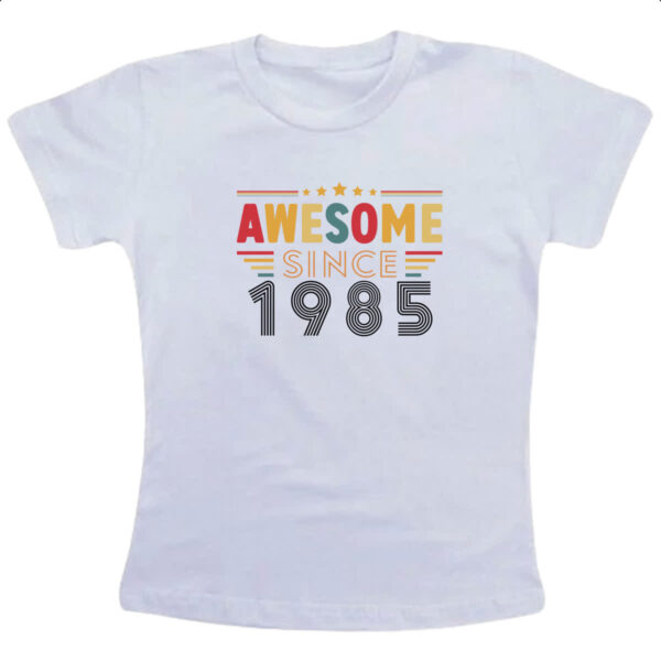 Camiseta Infanto Juvenil Awesome since 1985