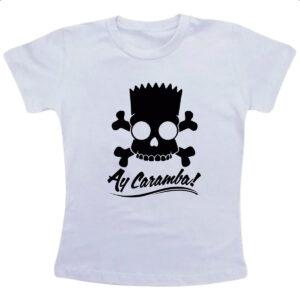 Camiseta Infanto Juvenil Bart Pirata - Ay Caramba