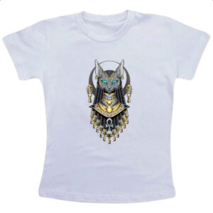 Camiseta Infanto Juvenil Basket Gato Egito Ancestral