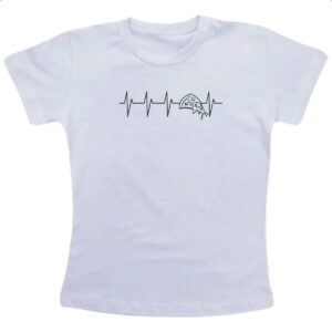 Camiseta Infanto Juvenil Batimento cardiaco por Pizza