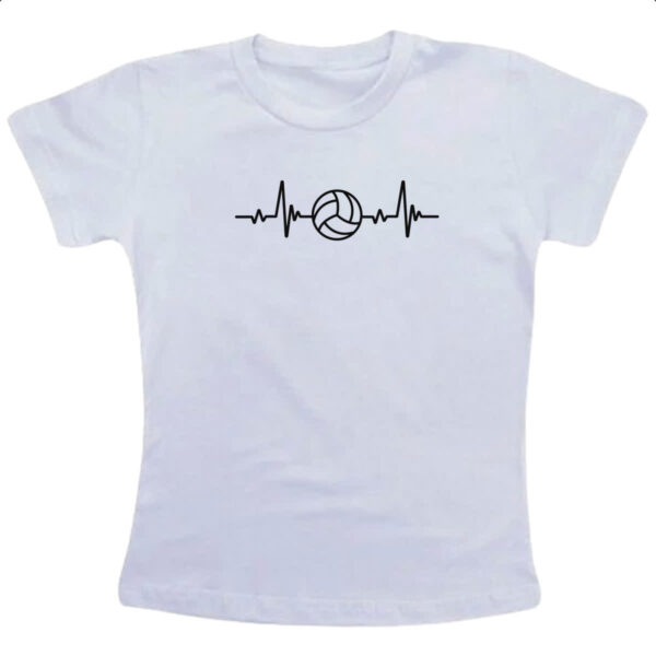 Camiseta Infanto Juvenil Batimento cardiaco por Voley