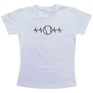 Camiseta Infanto Juvenil Batimento cardiaco tenis