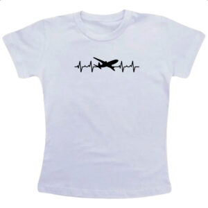 Camiseta Infanto Juvenil Batimento cardiaco viagem