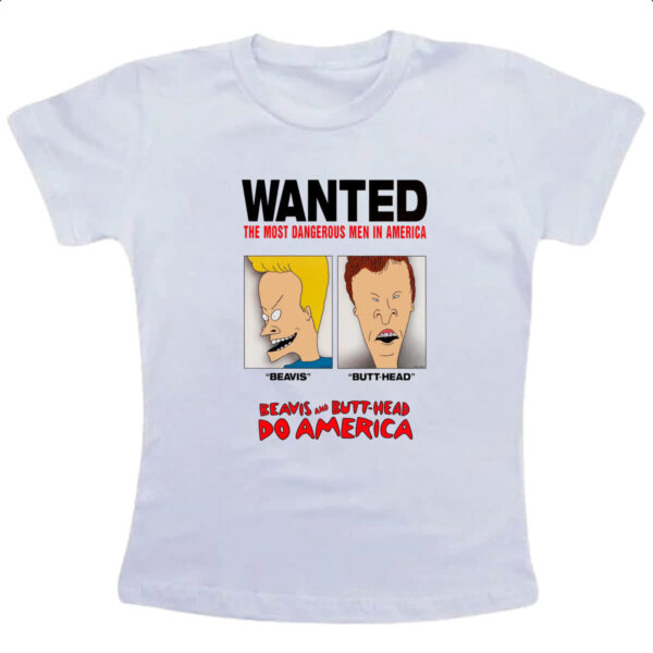 Camiseta Infanto Juvenil Beavis and ButtHead do America