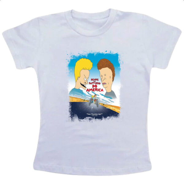 Camiseta Infanto Juvenil Beavis and Butthead Thumbs Up