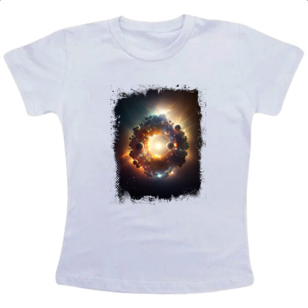 Camiseta Infanto Juvenil Big Bang Universo 2