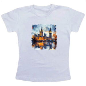 Camiseta Infanto Juvenil Big Ben watercolor