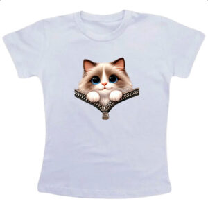 Camiseta Infanto Juvenil Birman no ziper