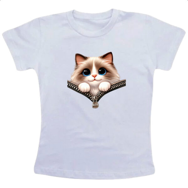 Camiseta Infanto Juvenil Birman no ziper