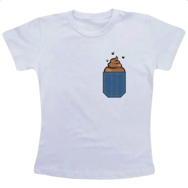 Camiseta Infanto Juvenil Bolso com coco