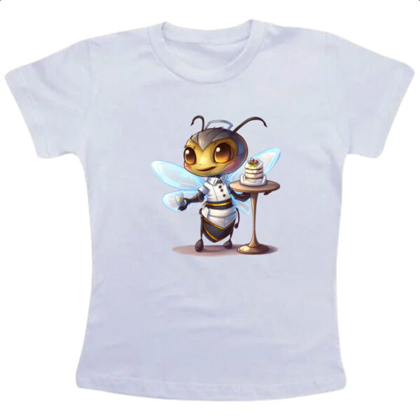 Camiseta Infanto Juvenil Abelha cozinheira