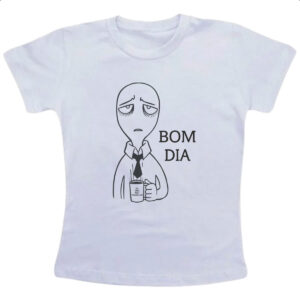 Camiseta Infanto Juvenil Bom dia eu amo meu trabalho