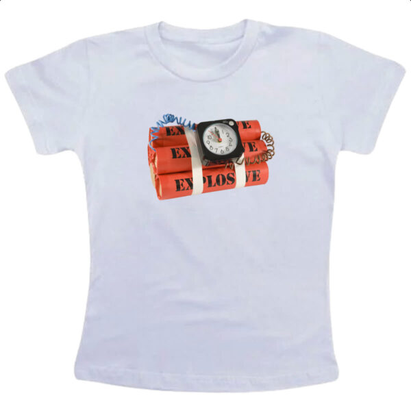 Camiseta Infanto Juvenil Bomba relogio