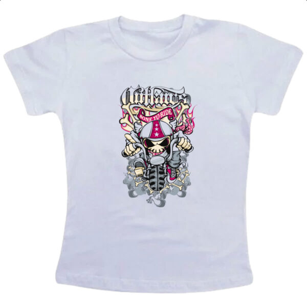 Camiseta Infanto Juvenil Bone to ride