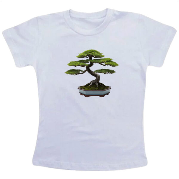 Camiseta Infanto Juvenil Bonsai Minimalismo