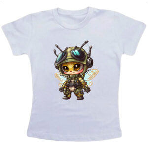 Camiseta Infanto Juvenil Abelha militar