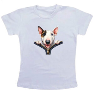 Camiseta Infanto Juvenil Bull Terrier no Ziper