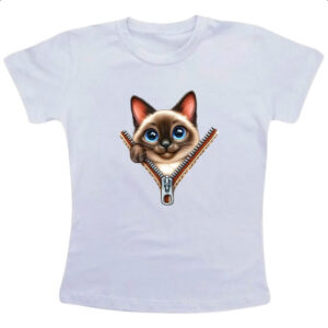 Camiseta Infanto Juvenil Burmese no ziper