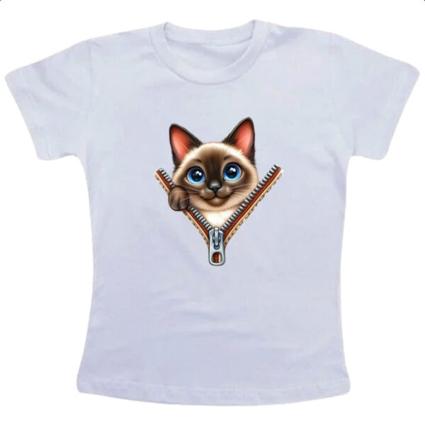 Camiseta Infanto Juvenil Burmese no ziper