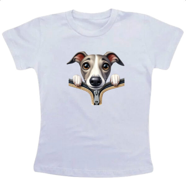 Camiseta Infanto Juvenil Whippet no Ziper