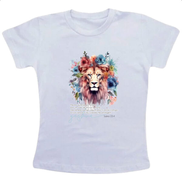 Camiseta Infanto Juvenil Yeshua Salmo 23-4