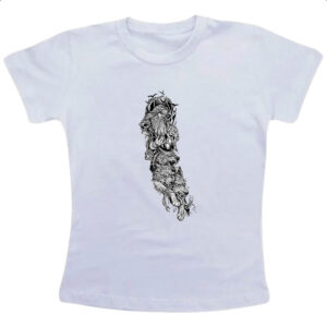 Camiseta Infanto Juvenil Hades e Cerberus