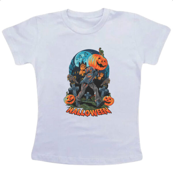 Camiseta Infanto Juvenil Halloween JackPot Cemiterio