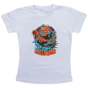 Camiseta Infanto Juvenil Halloween Pumpkin Nevoeiro