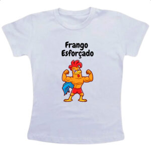 Camiseta Infanto Juvenil Academia frango esforcado