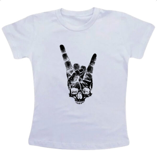 Camiseta Infanto Juvenil Skull Shaka Surfista
