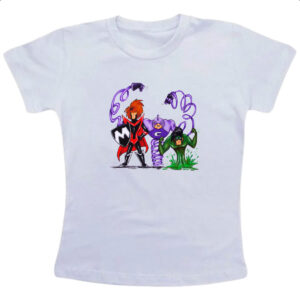Camiseta Infanto Juvenil Hanna Barbera Os Impossiveis pintura a guache