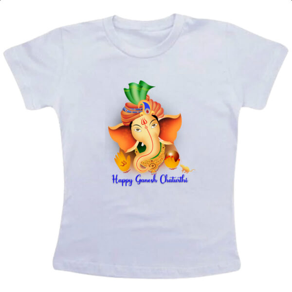 Camiseta Infanto Juvenil Happy Ganesh Chaturthi