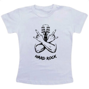 Camiseta Infanto Juvenil Hard Rock Guitarra Maos