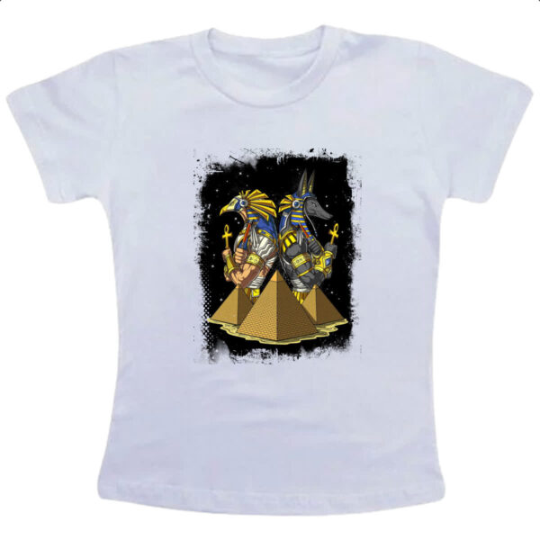 Camiseta Infanto Juvenil Horus e Anubis