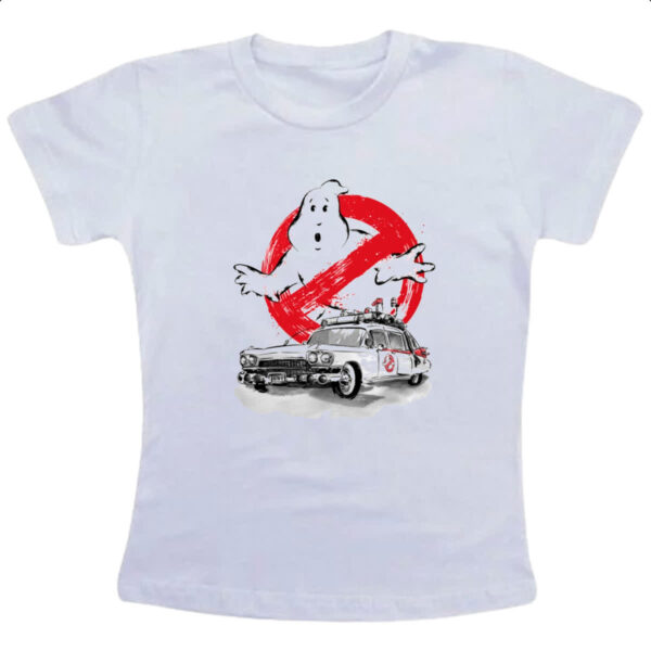 Camiseta Infanto Juvenil Caca Fantasmas Ghostbusters Ecto-1