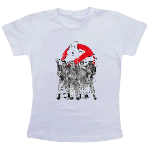 Camiseta Infanto Juvenil Caca Fantasmas Ghostbusters Team