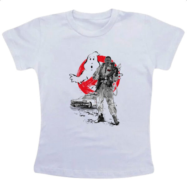 Camiseta Infanto Juvenil Caca Fantasmas Ghostbusters Winston