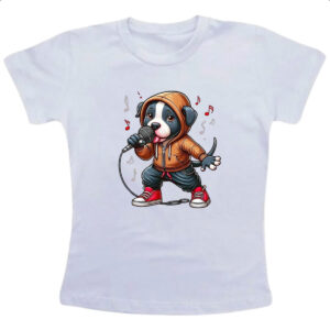 Camiseta Infanto Juvenil Cachorro filhote cantor