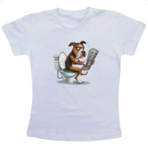 Camiseta Infanto Juvenil Cachorro na sala de forca
