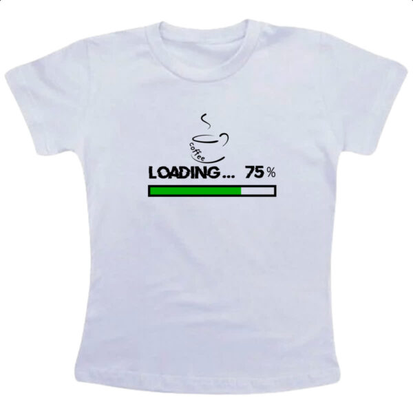 Camiseta Infanto Juvenil Cafe carregando