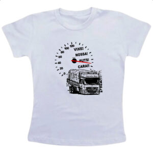 Camiseta Infanto Juvenil Caminhao velocimetro