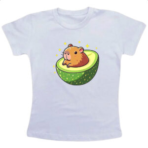 Camiseta Infanto Juvenil Capibacate capivara no abacate